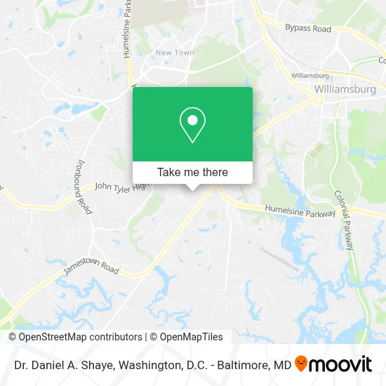 Dr. Daniel A. Shaye map