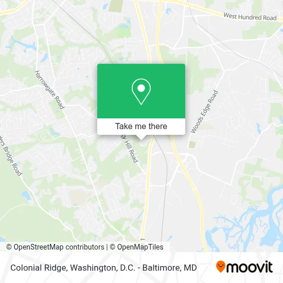 Colonial Ridge map