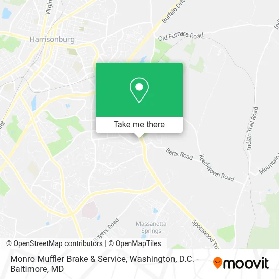 Monro Muffler Brake & Service map