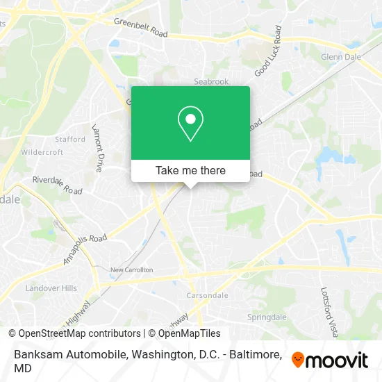 Banksam Automobile map