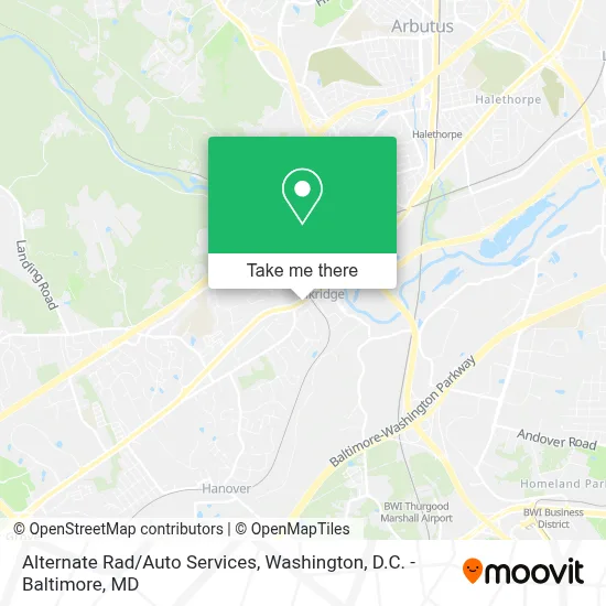 Alternate Rad/Auto Services map