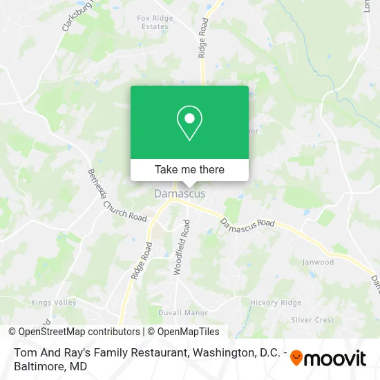 Tom And Ray's Family Restaurant map