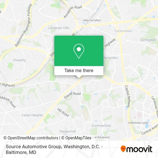 Source Automotive Group map
