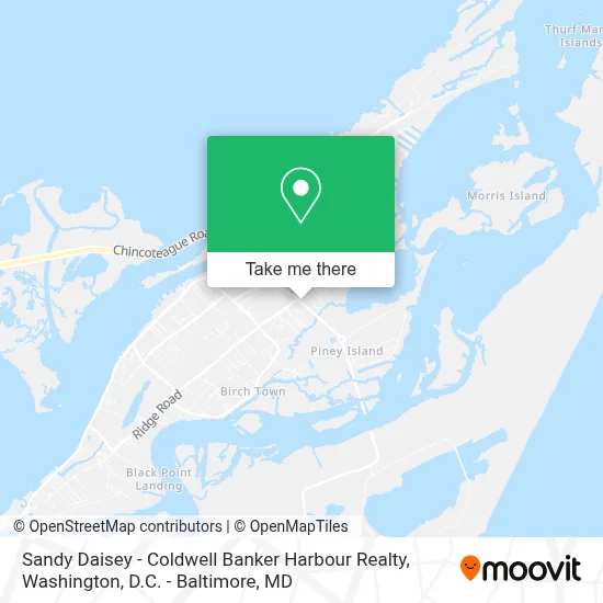 Sandy Daisey - Coldwell Banker Harbour Realty map