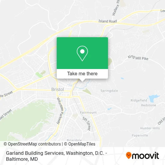 Garland Building Services map