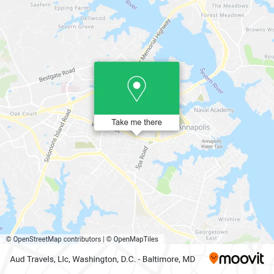 Aud Travels, Llc map