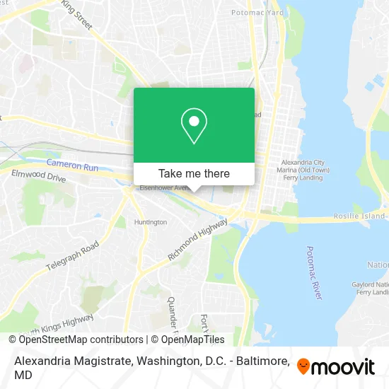 Alexandria Magistrate map