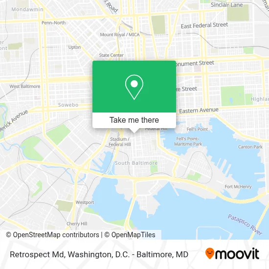 Retrospect Md map