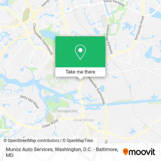 Munoz Auto Services map