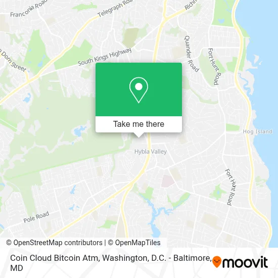 Coin Cloud Bitcoin Atm map