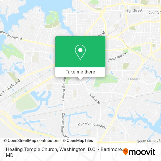 Healing Temple Church map