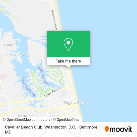 Cavalier Beach Club map