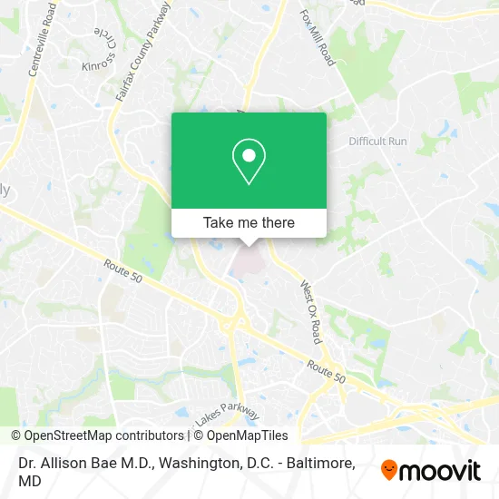 Dr. Allison Bae M.D. map