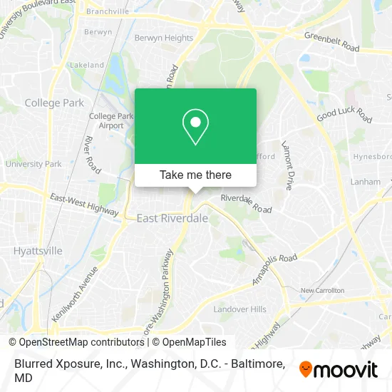 Blurred Xposure, Inc. map