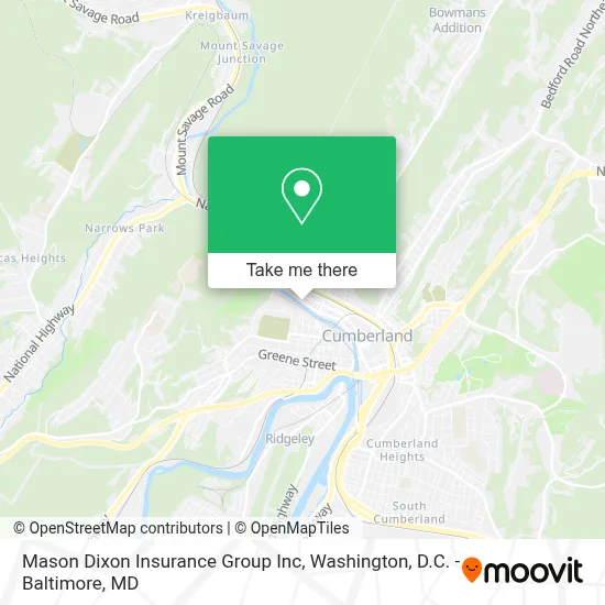 Mason Dixon Insurance Group Inc map