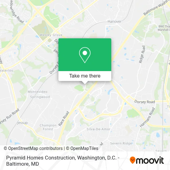Pyramid Homes Construction map