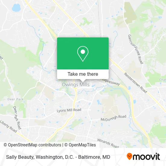 Sally Beauty map