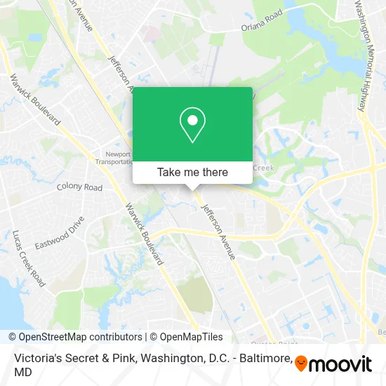 Victoria's Secret & Pink map