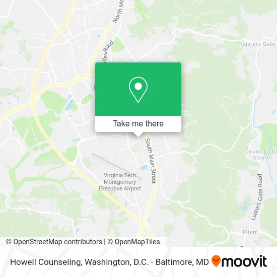 Howell Counseling map