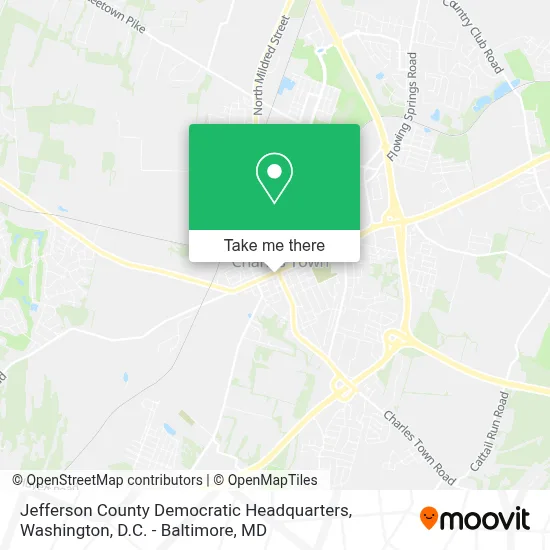 Jefferson County Democratic Headquarters map