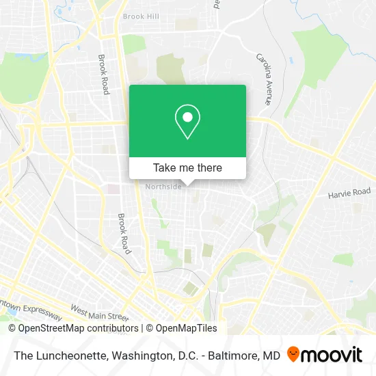 The Luncheonette map