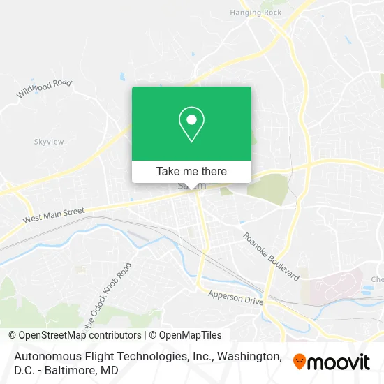 Autonomous Flight Technologies, Inc. map