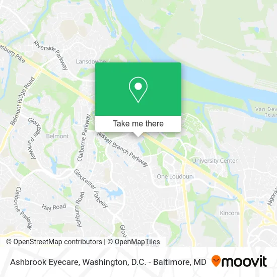 Ashbrook Eyecare map