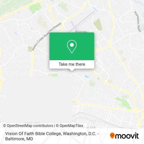 Vision Of Faith Bible College map