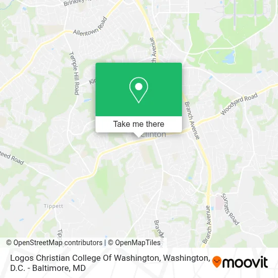 Logos Christian College Of Washington map