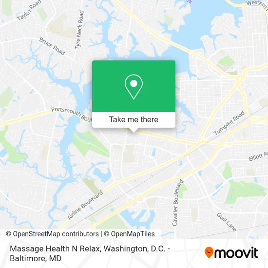 Massage Health N Relax map