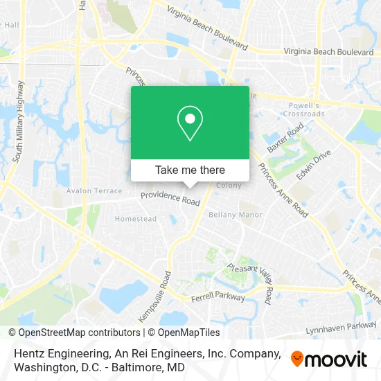 Hentz Engineering, An Rei Engineers, Inc. Company map