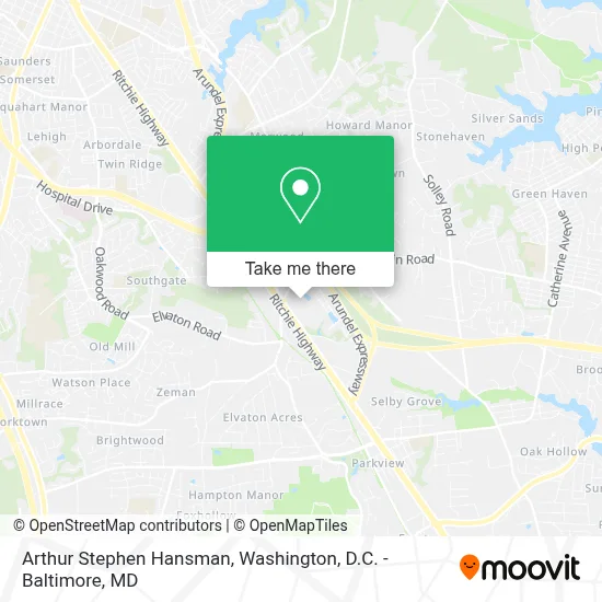 Arthur Stephen Hansman map