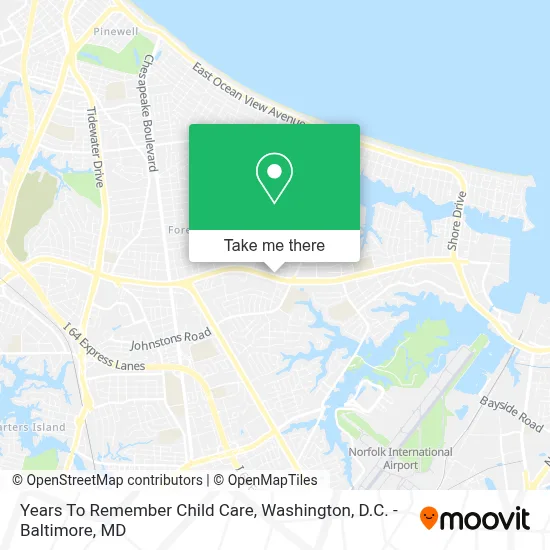 Years To Remember Child Care map