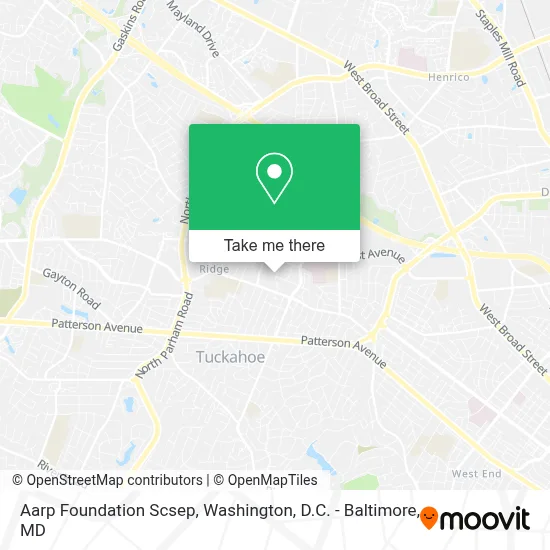 Aarp Foundation Scsep map
