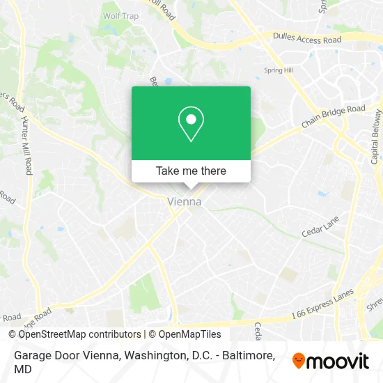 Garage Door Vienna map