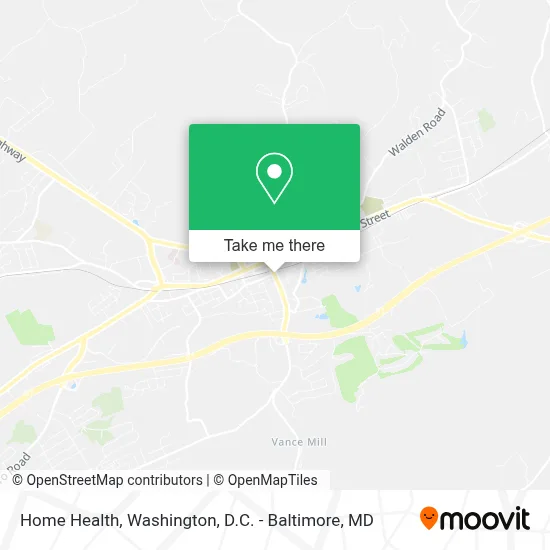 Home Health map