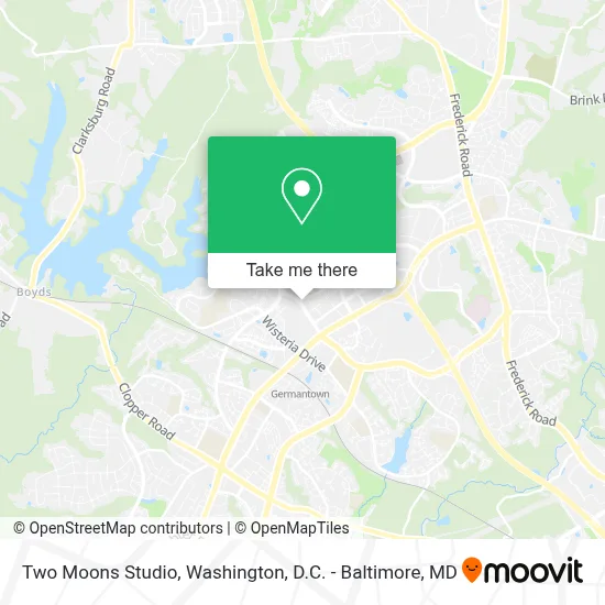 Two Moons Studio map
