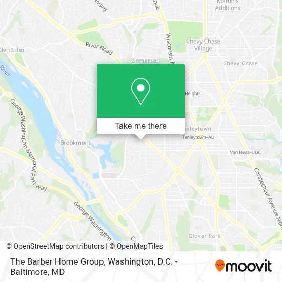The Barber Home Group map
