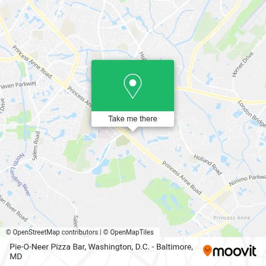 Pie-O-Neer Pizza Bar map