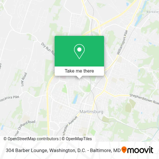 304 Barber Lounge map