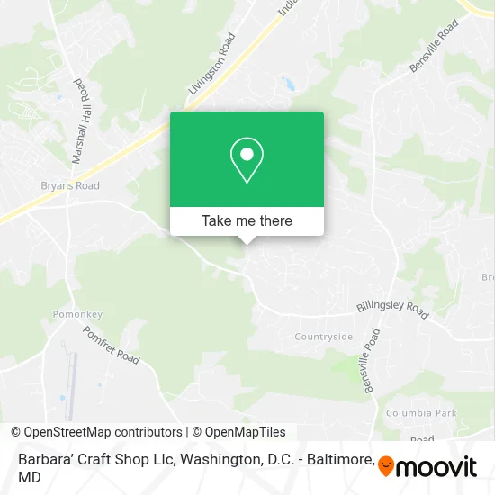 Barbara’ Craft Shop Llc map