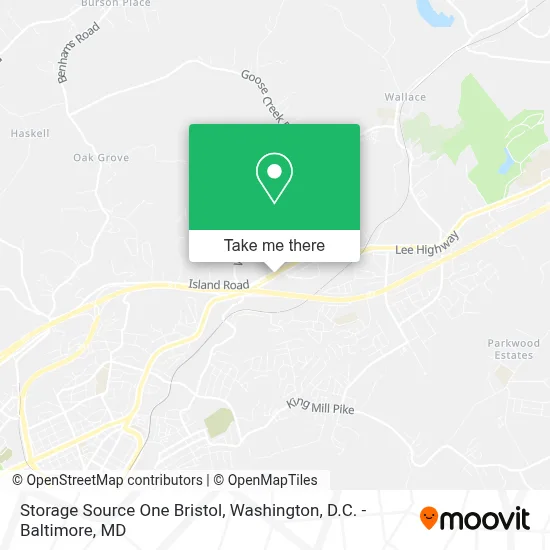 Storage Source One Bristol map