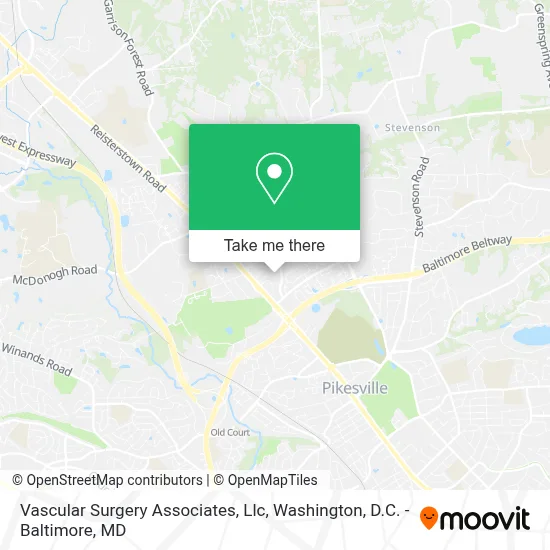 Vascular Surgery Associates, Llc map