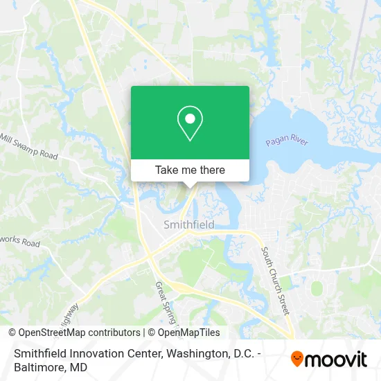 Smithfield Innovation Center map