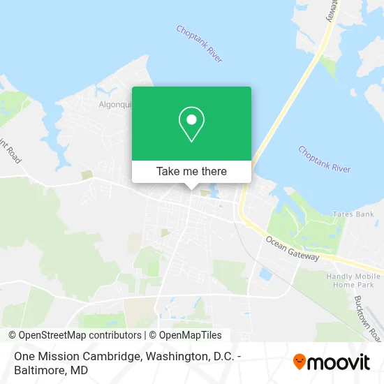 One Mission Cambridge map