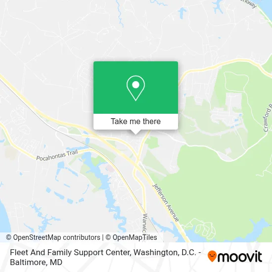 Fleet And Family Support Center map
