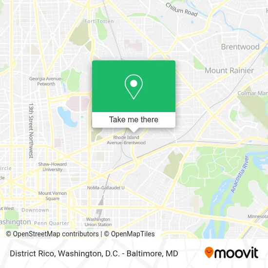 District Rico map