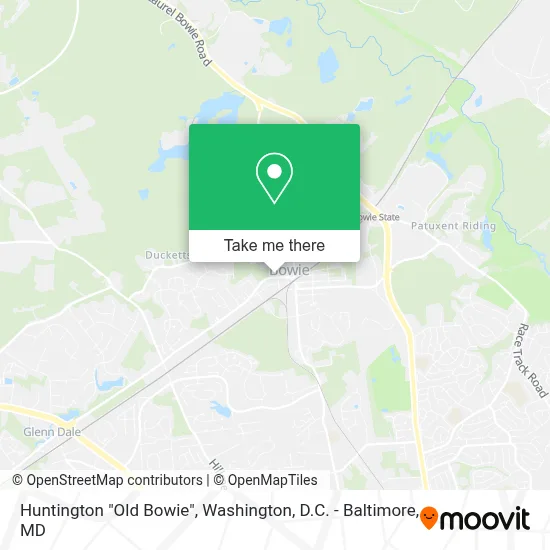 Huntington "Old Bowie" map