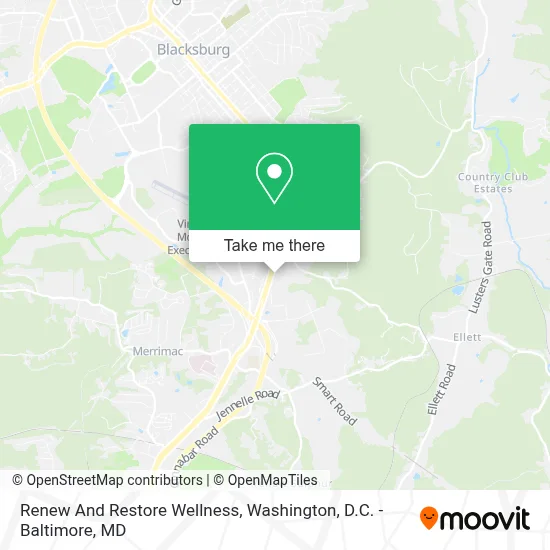 Renew And Restore Wellness map