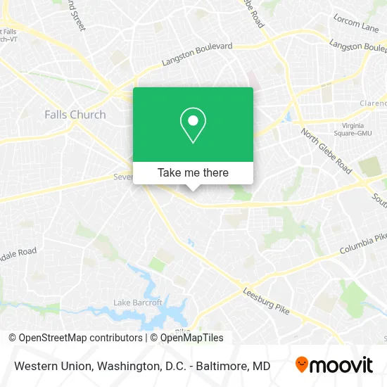 Western Union map